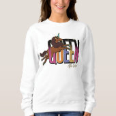 Afro Eenhoorn Queen Design Trui (Voorkant)