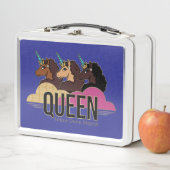 Afro Eenhoorn Queen Trio Design (In situ)