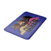 Afro Eenhoorn Queen Trio Design Badmat (Gekanteld)