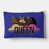 Afro Eenhoorn Queen Trio Design Etui (Achterkant)