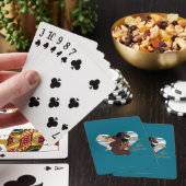 Afro Eenhoorn Trio Heart Design Speelkaarten (Insitu)