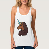 afro-eenhoorn | Uniek Tanktop (Voorkant)