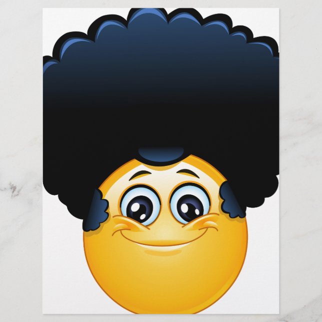 afro emoji (Voorkant)
