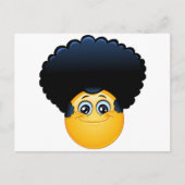 afro emoji briefkaart (Voorkant)
