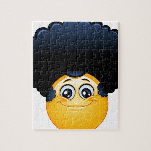 afro emoji legpuzzel (Verticaal)