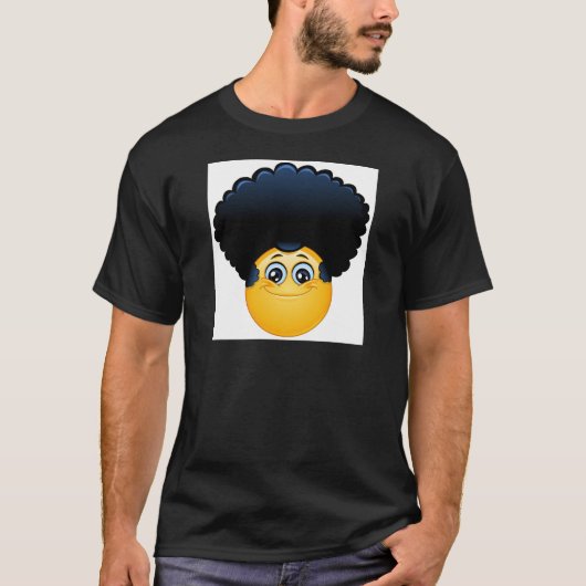 afro emoji t-shirt (Voorkant)