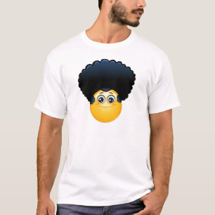 afro emoji t-shirt