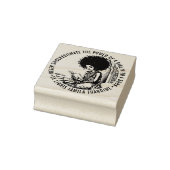 Afro-feministische "Power of a Girl" Bibliotheek B Rubberstempel (Stempel)
