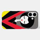 Afro Geisha Coque iphone (Verso (horizontal))