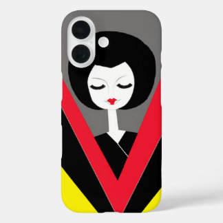Afro Geisha iPhone hoesje