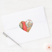 Afro Glam: een tijdloze schoonheid Hart Sticker (Envelop)