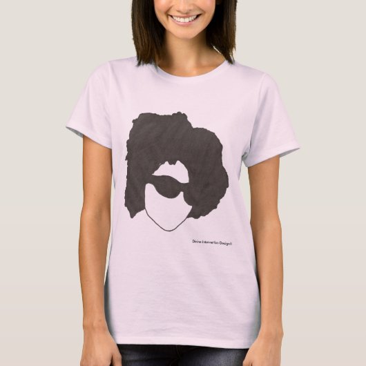 Afro Glasses T-shirt (Voorkant)
