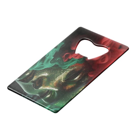 Afro Goddess Kredietkaart Flessenopener (Voorkant Gekanteld)