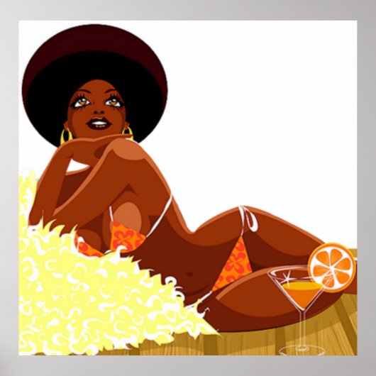 Afro Goddess Poster (Voorkant)