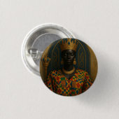 Afro Goddess Ronde Button 3,2 Cm (Voorkant /achterkant)