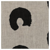 Afro-haar Stof (Close Up)