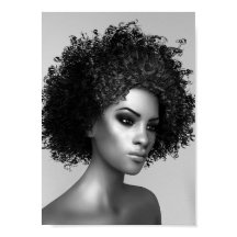 Afro Hair 3D Illustratie