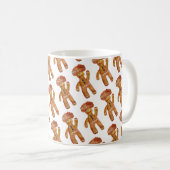 Afro Hair Gingerbread Man Mok (Voorkant rechts)