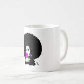 Afro Hair Natural Hair african american Koffiemok (Voorkant rechts)