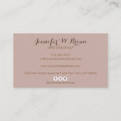 Afro Hair Styling Visitekaartje (Achterkant)