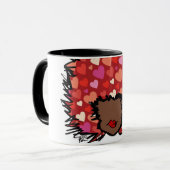 Afro Heart Mok (Voorkant links)