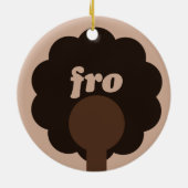 Afro-Humor Keramisch Ornament (Achterkant)