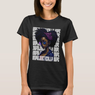 Afro koningin zonder verontschuldiging Dope Black T-shirt
