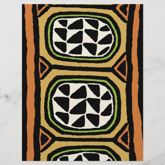 Afro Kuba Textile Design (Voorkant)