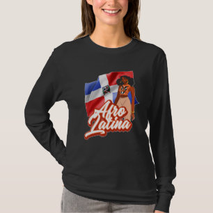 Afro Latina Dominicaanse Republiek T-shirt