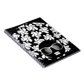 Afro Liefde Zwart & Wit Notitieboek (Rechterzijde)