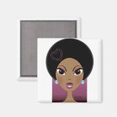 Afro Love Magnet (Recto/Verso)