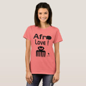 Afro Love. T SHIRT (Voorkant volledig)