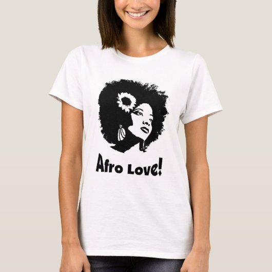 Afro Love T-shirt (Voorkant)