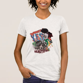 afro mess T-shirt