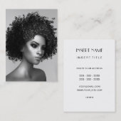 Afro Mode Elegant Visitekaartje (Voorkant / Achterkant)