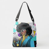 Afro Pick Crossbody Tas (Voorkant)