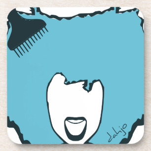 Afro Pick Drankjes Onderzetter