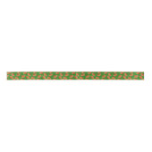 Afro Pop Ankara Fan Pattern Design Satin Ribbon Lint (Voorkant)