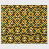 Afro Pop Kente Design Wrapping Paper Cadeaupapier (Vlak)