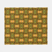 Afro Pop Kente Fleece Blanket (Voorkant (Horizontaal))
