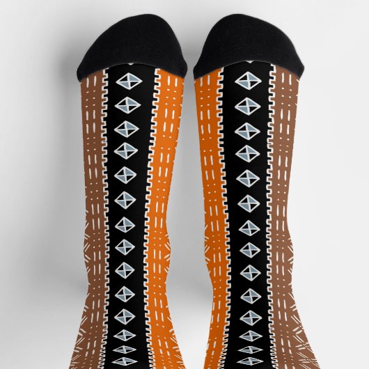 Afro Pop Modern Mudcloth Socks Sokken (Top)