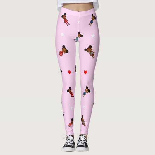 Afro Puf Leggings (Voorkant)