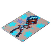 Afro Punk Blue Star Beau Carnet Spiral (Côté gauche)