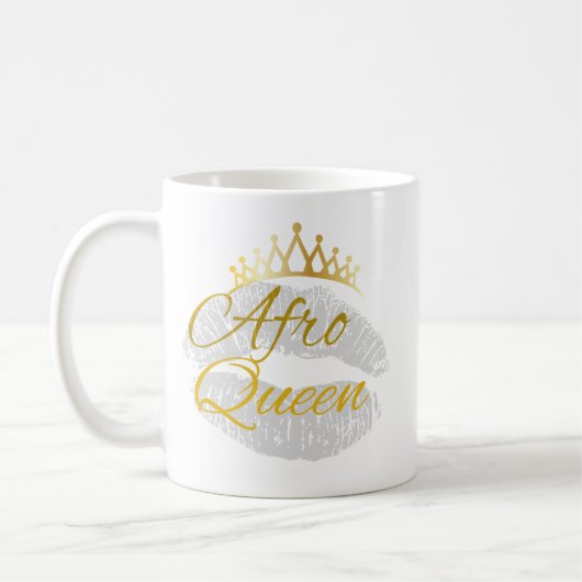Afro Queen Mug (Gauche)