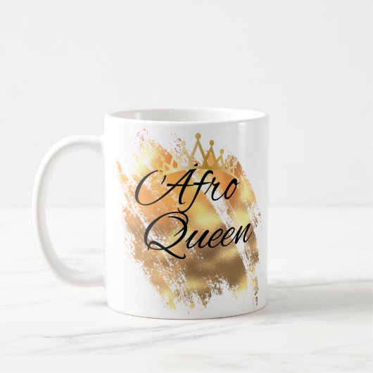 Afro Queen Mug (Gauche)