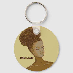Afro Queen Sleutelhanger