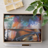 Afro Ruiter Vrouw - Westerne Paardenrijder II Tissuepapier (Geschenk)