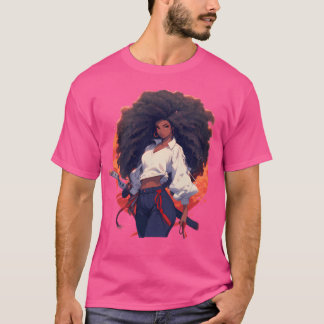  Afro Samurai Meisje T-shirt
