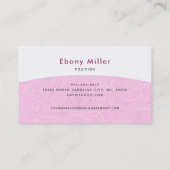 Afro Seamstress logo visitekaartjes (Achterkant)