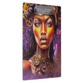 Afro Steampunk Inspired Art  Klembord (Rechts)